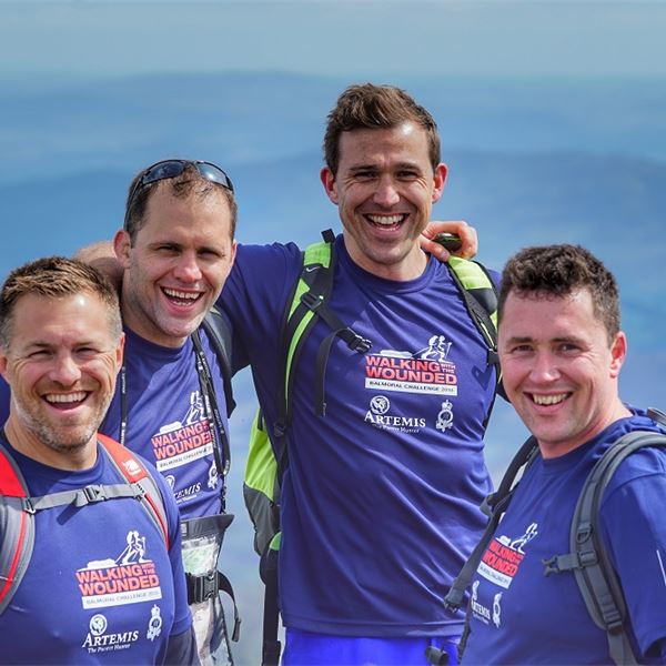 Balmoral Challenge 2018 - Team Hansome - Joe Byars (Credit: Nick Culley) - Balmoral Challenge 2018 - Team Hansome - Joe Byars - Walking With The WoundedEx forces help - Ex army support group