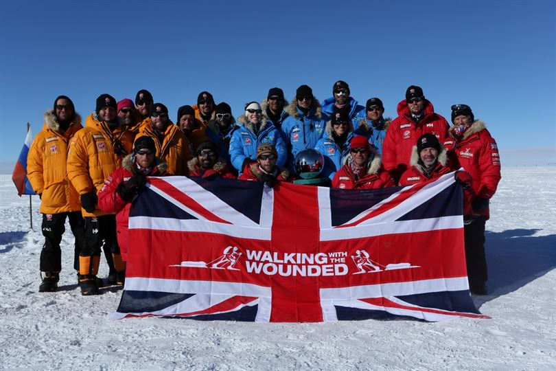 South Pole 2013 - Walking with the Wounded South Pole Expedition in 2013 - Soldiers charities UK