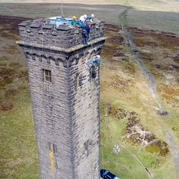 Image for Walking with the Wounded Event - Peel Tower Abseil / (Abseil header
 - Abseil header
 )