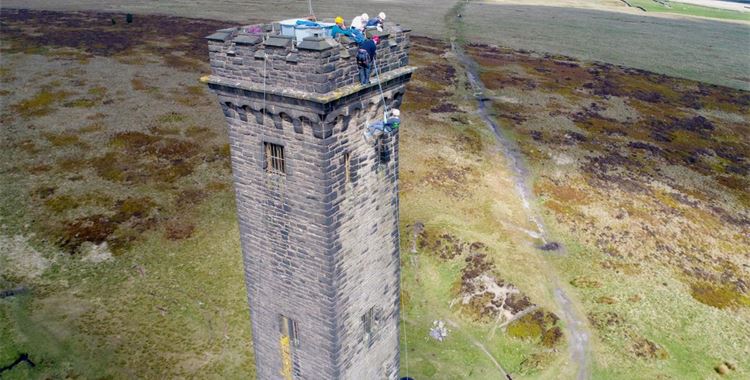 Image for Walking with the Wounded News - Peel Tower Abseil / (Abseil header
 - Abseil header
 )