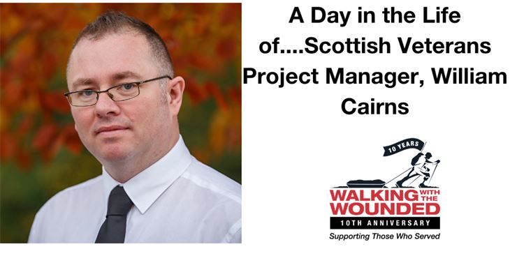 Image for Walking with the Wounded News - A Day in the Life of...Scottish Veterans Project Manager, William Cairns / (A day in the life William C
 - A day in the life William C
 )