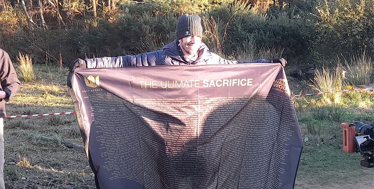 Image for Walking with the Wounded News -  Veteran, Brian Wood, completes 635-mile challenge   to commemorate British Soldiers who died in Afghanistan and Iraq wars  and raises over £143,000 to support Walking With The Wounded  / (Brian Wood 
 - Brian Wood 
 )