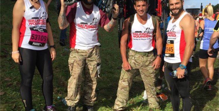 Image for Walking with the Wounded News - Great North Run Results / (Great North Run 2016
 - The Walking with the Wounded 2016 GNR team - Support for ptsd England
 )