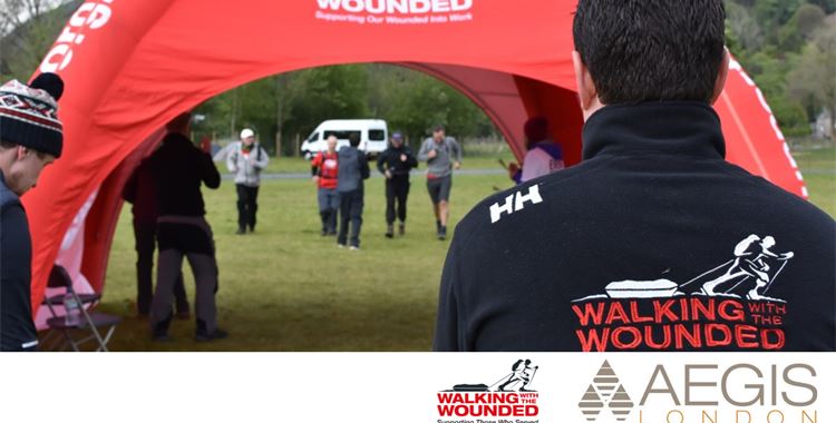 Image for Walking with the Wounded Event - AEGIS London teams join WWTW’s Cumbrian Challenge / ( (Aegis London Cumbrian Challenge
 - Aegis London Cumbrian Challenge
 )