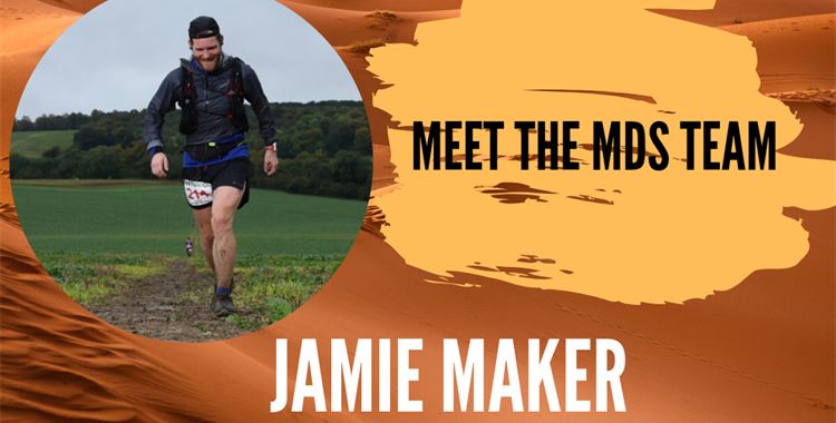 Image for Walking with the Wounded News - Meet the MdS Team 2020 - Jamie Maker  / (Jamie Maker Instagram
 - Jamie Maker Instagram Soldiers charities UK - Wounded veterans charities
 )