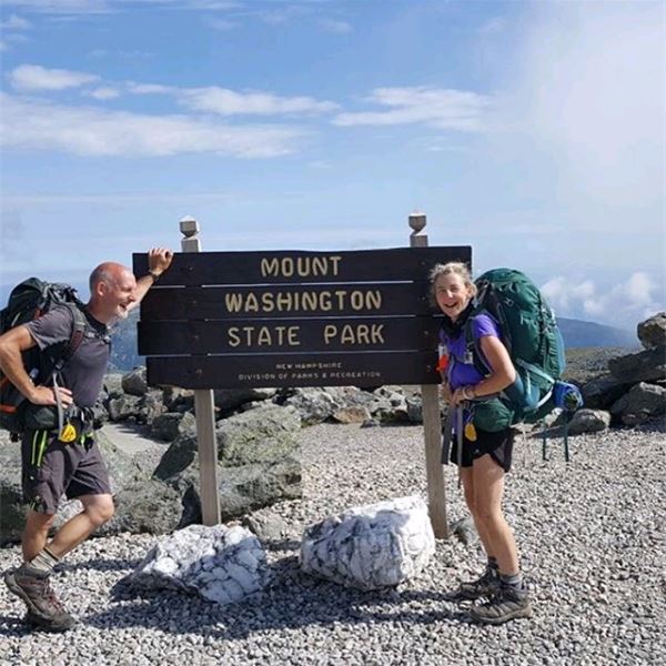 Appalachian Trail thru-hikers Simon and Alison - Simon Richard and Alison Shelford hike 2,190 mile Appalachian Trail in aid of wounded veterans - Help for heroes