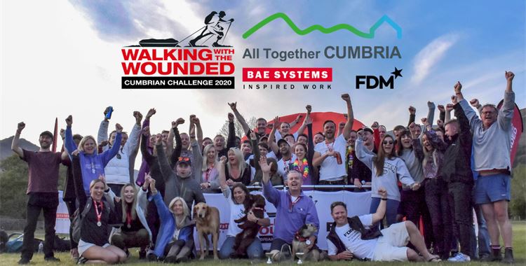 Image for Walking with the Wounded News - Cumbrian Challenge 2020 – Last Chance for Early Bird Tickets / (Cumbrian Challenge 2020
 - All Together Cumbria FDM BAESupport for ptsd England - Wounded veterans charity
 )