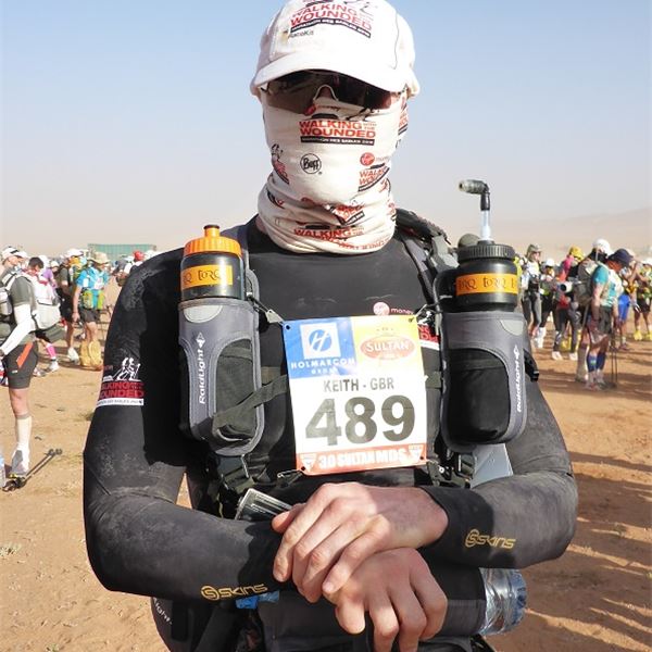 Keith Senior - Marathon des Sables - Rugby league legend Keith Senior taking on the Marathon des Sables for Walking With The WoundedMilitary charity - Injured servicemen charity