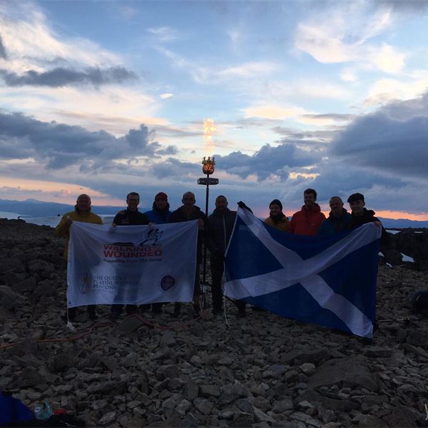 Image for Walking with the Wounded News Item - Meet the WWTW team who lit The Queen’s Platinum Jubilee Beacons / (Jubilee peaks 
 - Jubilee peaks 
 )