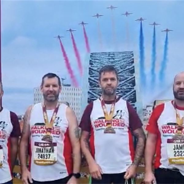Image for Walking with the Wounded News Item - The Paisley Brothers taking on the Great North Run / (Paisley brothers
 - Paisley brothers 
 )
