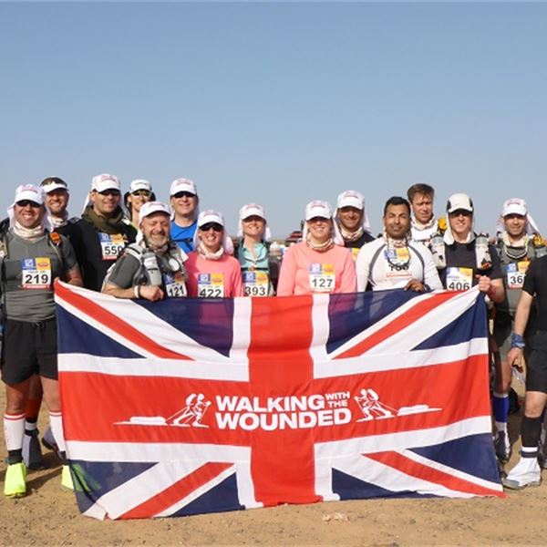 2015 Marathon des Sables team for Walking With The Wounded - 2015 Marathon des Sables team for Walking With The WoundedMilitary charity - Injured servicemen charity