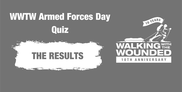 Image for Walking with the Wounded Event - Armed Forces Day Quiz - The Results / (AFD Quiz Results
 - AFD Quiz Results
 )