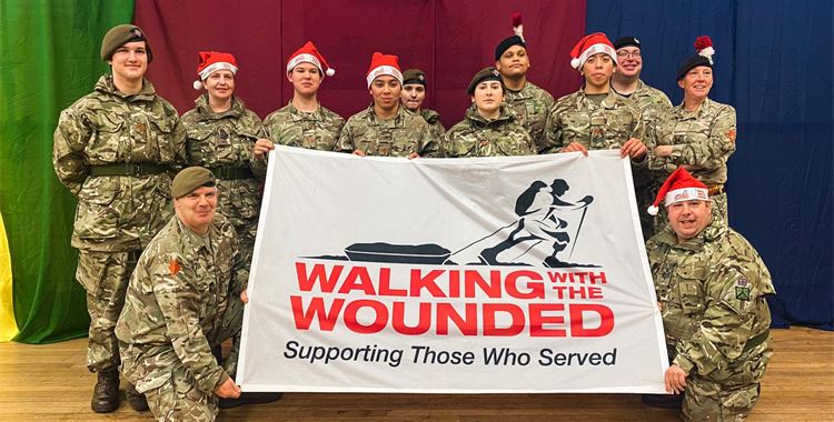 Image for Walking with the Wounded News - Walking Home For Christmas 2021 - who is topping the leaderboard? / (SW Army Cadets 
 - SW Army Cadets 
 )