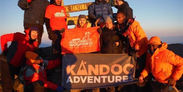Image for Walking with the Wounded News - View from the summit of Kilimanjaro / (Kilimanjaro Summit
 - Walking with the Wounded Kilimanjaro Expedition - Support for ptsd England
 )