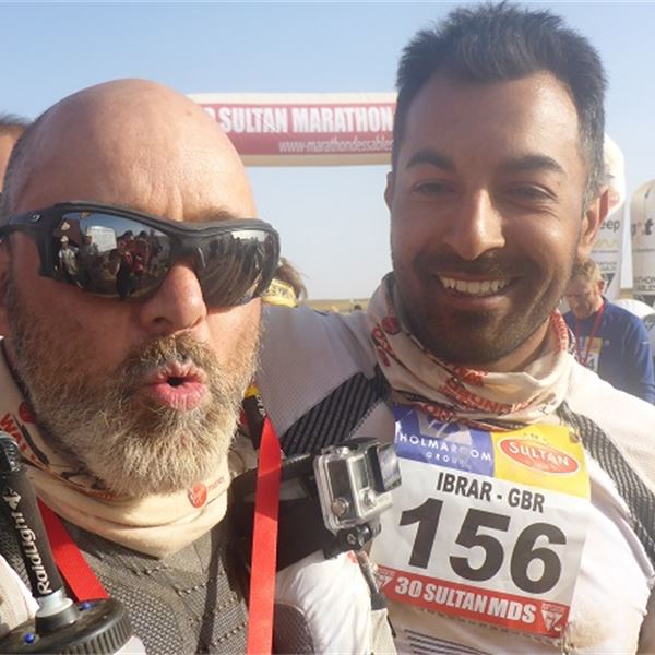 Ibi Ali and Ian Kennett - Marathon des Sables - Walking With The Wounded - Ibi Ali and Ian Kennett completing the Marathon des Sables for Walking With The WoundedMilitary charity - Injured servicemen charity