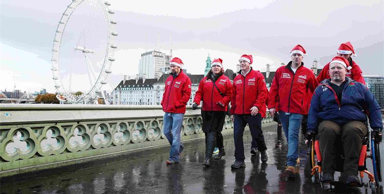 Image for Walking with the Wounded Event - Ross Kemp helps to launch Walking Home For Christmas / (Ross Kemp Walk
 - Ross Kemp WalkArmy Benevolent Fund - Injured servicemen charity
 )