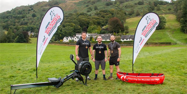 Image for Walking with the Wounded Event - Cumbrian Challenge - Team Chamber's 32km hike and 32km rowing challenge  / (Shaun Franklin
 - Shaun Franklin
 )