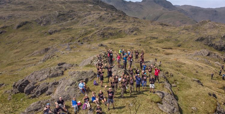 Image for Walking with the Wounded News - The Cumbrian Challenge – Top 5 reasons why your employees should be there -Written by Joel Oxberry / (Cumbrian Challenge - Drone shot
 - Walking With The Wounded's Cumbrian Challenge - Drone image - Fundraising for veteransArmy Benevolent Fund - Injured servicemen charity
 )