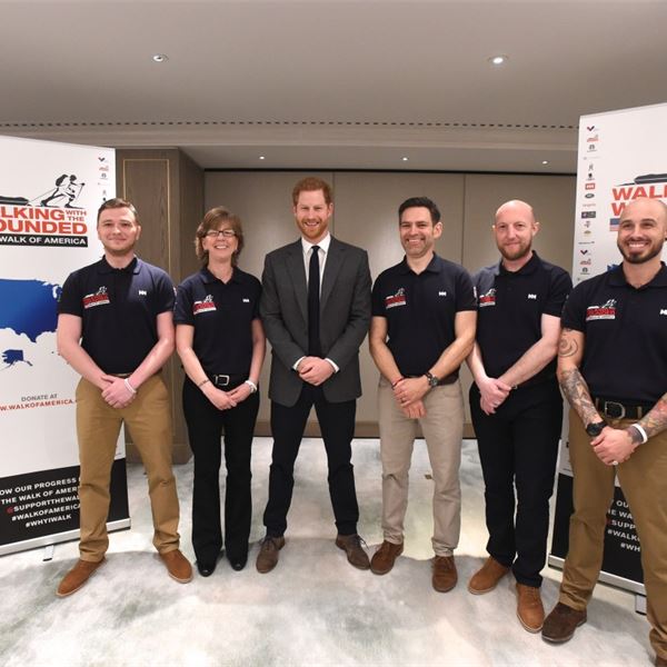 WOA Team & Prince Harry - WOA Team & Prince HarryArmy  donations - Forces charity