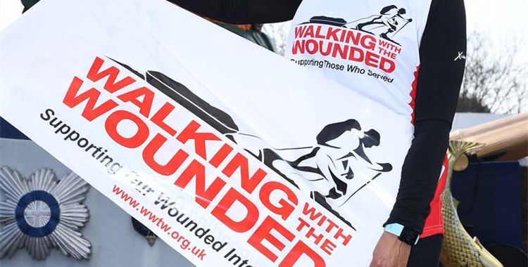 Image for Walking with the Wounded News - HMS Raleigh’s physiotherapist, Cherry Powell, is on a mission to raise £2,000 to secure her place in this year’s London marathon. / (Cherry Powell 
 - Cherry Powell Ptsd soldiers charity - Wounded veterans charity
 )