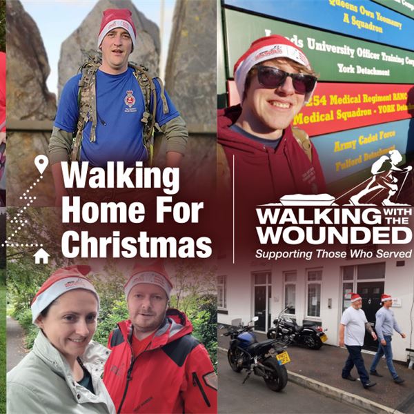 Image for Walking with the Wounded Event - Walking Home For Christmas 2021 / (WHFC 2021 head image
 - New head image for WHFC 2021
 )