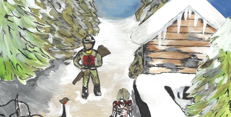 Image for Walking with the Wounded News - Christmas Cards 2018 / (Knighton House School Christmas Card 2018
 - Knighton House School Christmas Card 2018Soldiers charity - Injured servicemen charity
 )